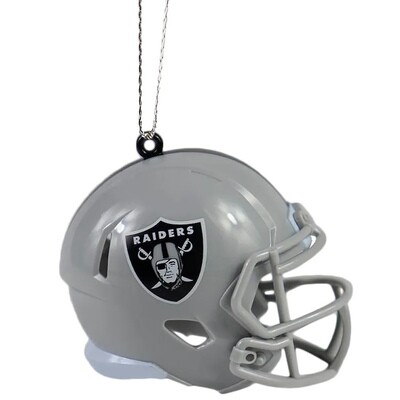 Las Vegas Raiders Team Helmet Christmas Ornament