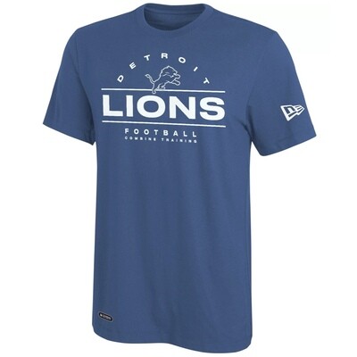 Detroit Lions Men’s New Era Blitz Lightning Dri-Tek Combine Training T-Shirt