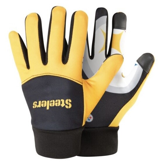 Pittsburgh Steelers Palm Logo Texting Gloves Pittsburgh Steelers Palm Logo Texting Gloves