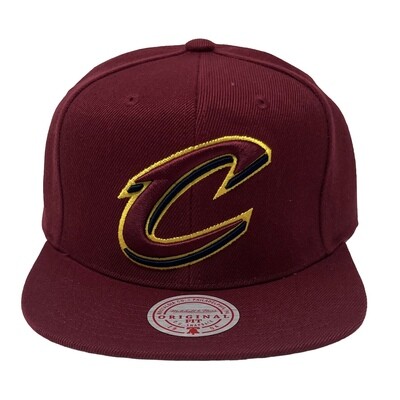 Cleveland Cavaliers Men’s Mitchell & Ness NBA Core Basic Snapback Hat