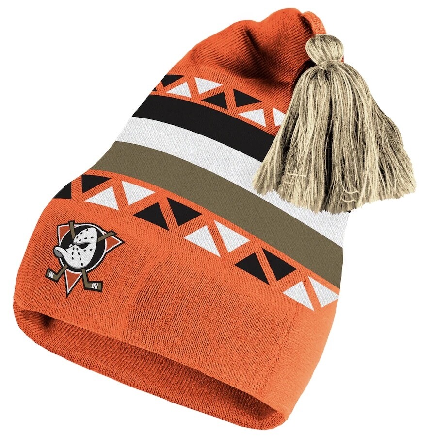 Anaheim Ducks Adidas Reverse Retro Knit Hat