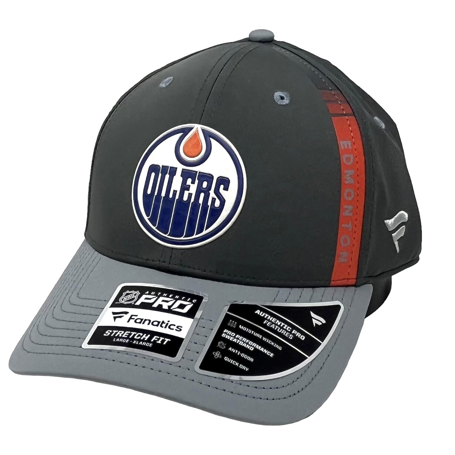 Edmonton Oilers Men’s Fanatics Stretch Fit Hat