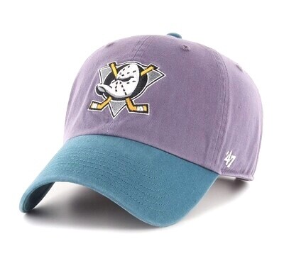 Anaheim Ducks Men’s 47 Brand Vintage Clean Up Adjustable Hat