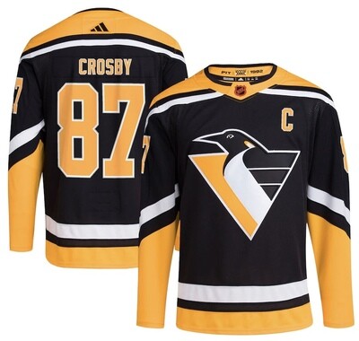 Pittsburgh Penguins Sidney Crosby Men's Adidas Reverse Retro 2.0 Authentic Player Jersey
