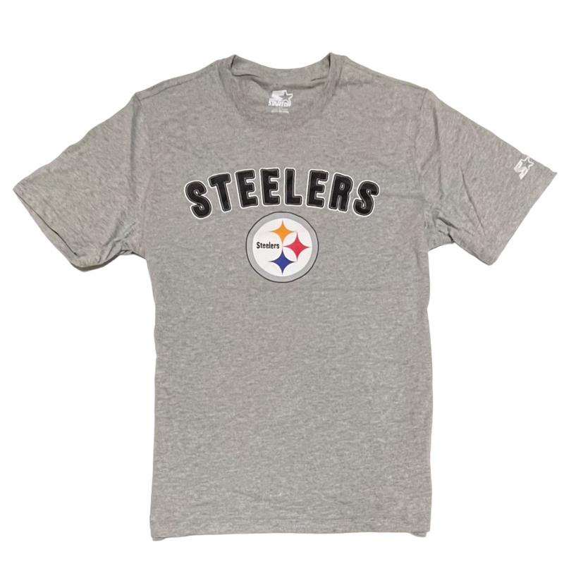Pittsburgh Steelers Men’s Arch Grey Starter T-Shirt
