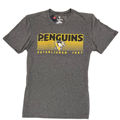 Pittsburgh Penguins Men’s Fanatics Charcoal Heather T-Shirt