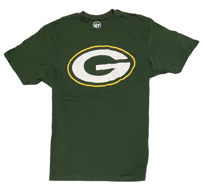 Green Bay Packers Men's 47 Brand Logo T-Shirt Green Bay Packers Men's 47 Brand Logo T-Shirt