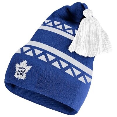 Toronto Maple Leafs Men's Adidas Reverse Retro 2.0 Pom Cuffed Knit Hat