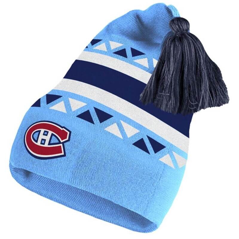 Montreal Canadiens Men's Adidas Reverse Retro 2.0 Pom Cuffed Knit Hat