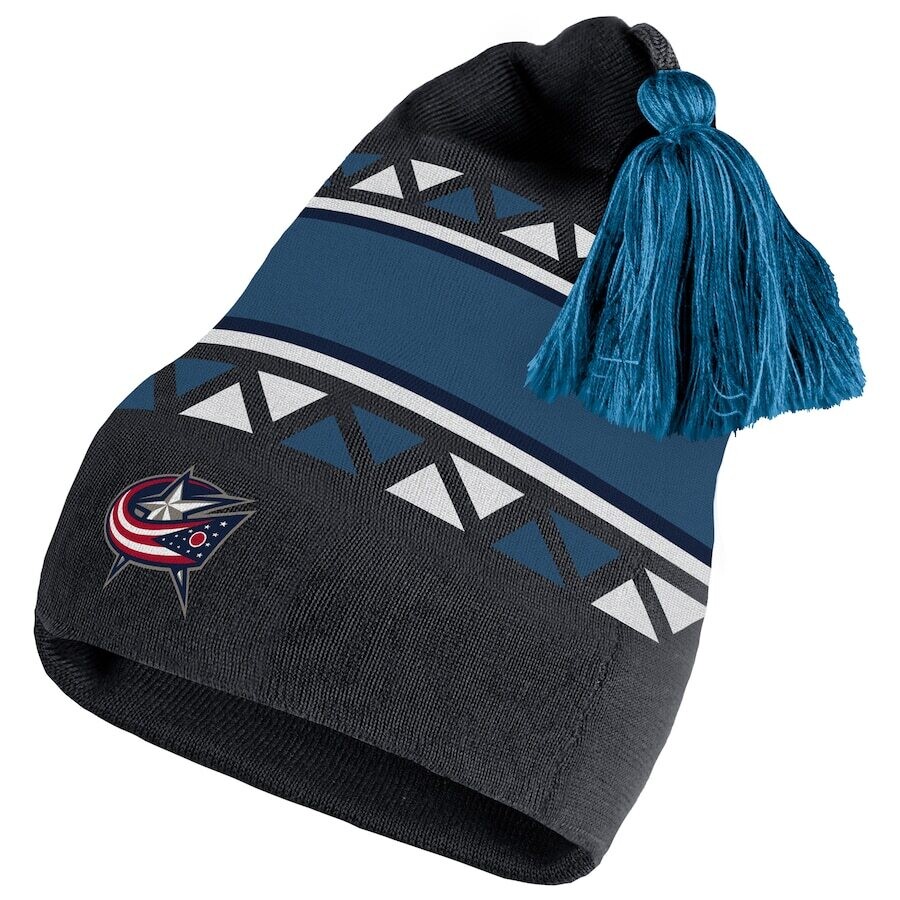 Columbus Blue Jackets Adidas Reverse Retro Knit Hat
