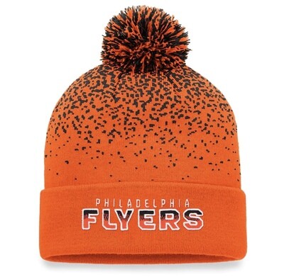 Philadelphia Flyers Men's Fanatics Iconic Gradian Cuffed Pom Knit Hat