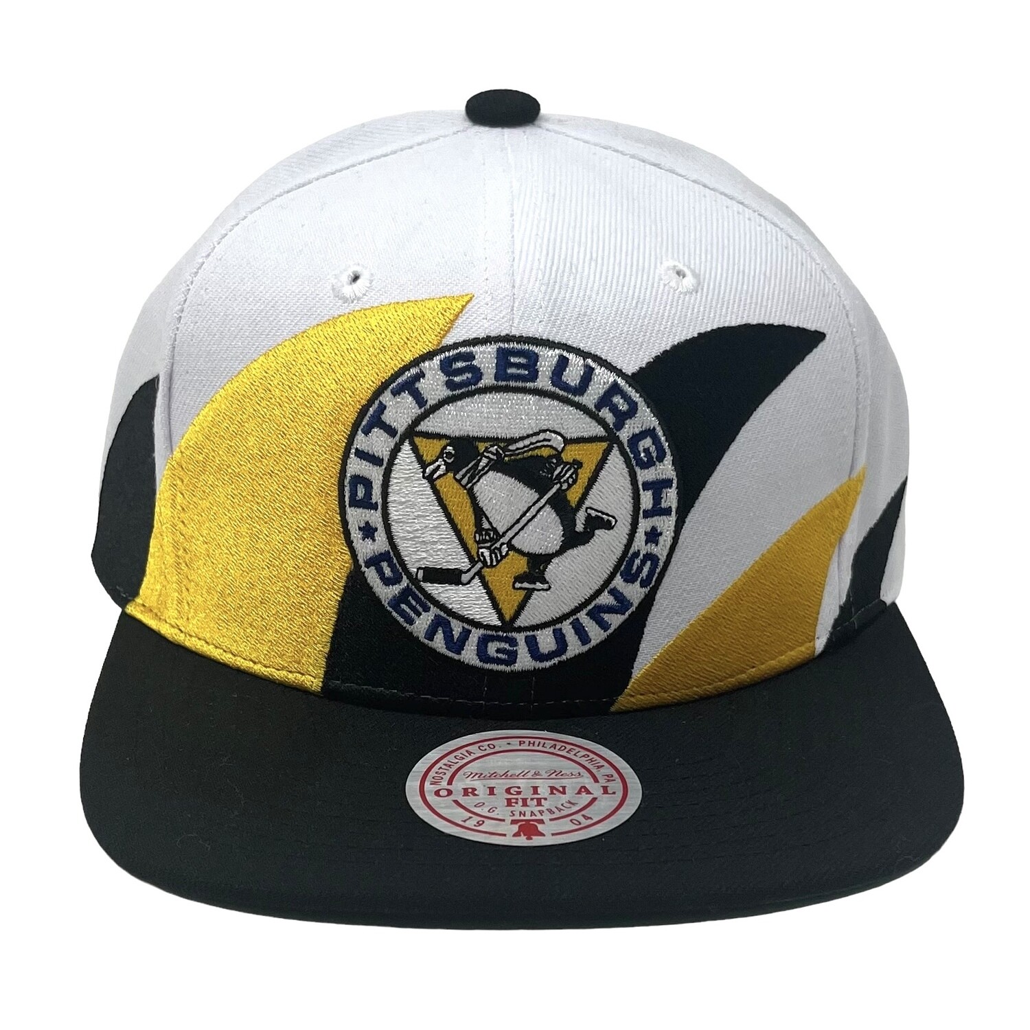 Pittsburgh Penguins Men’s Sharktooth Mitchell & Ness Snapback Hat