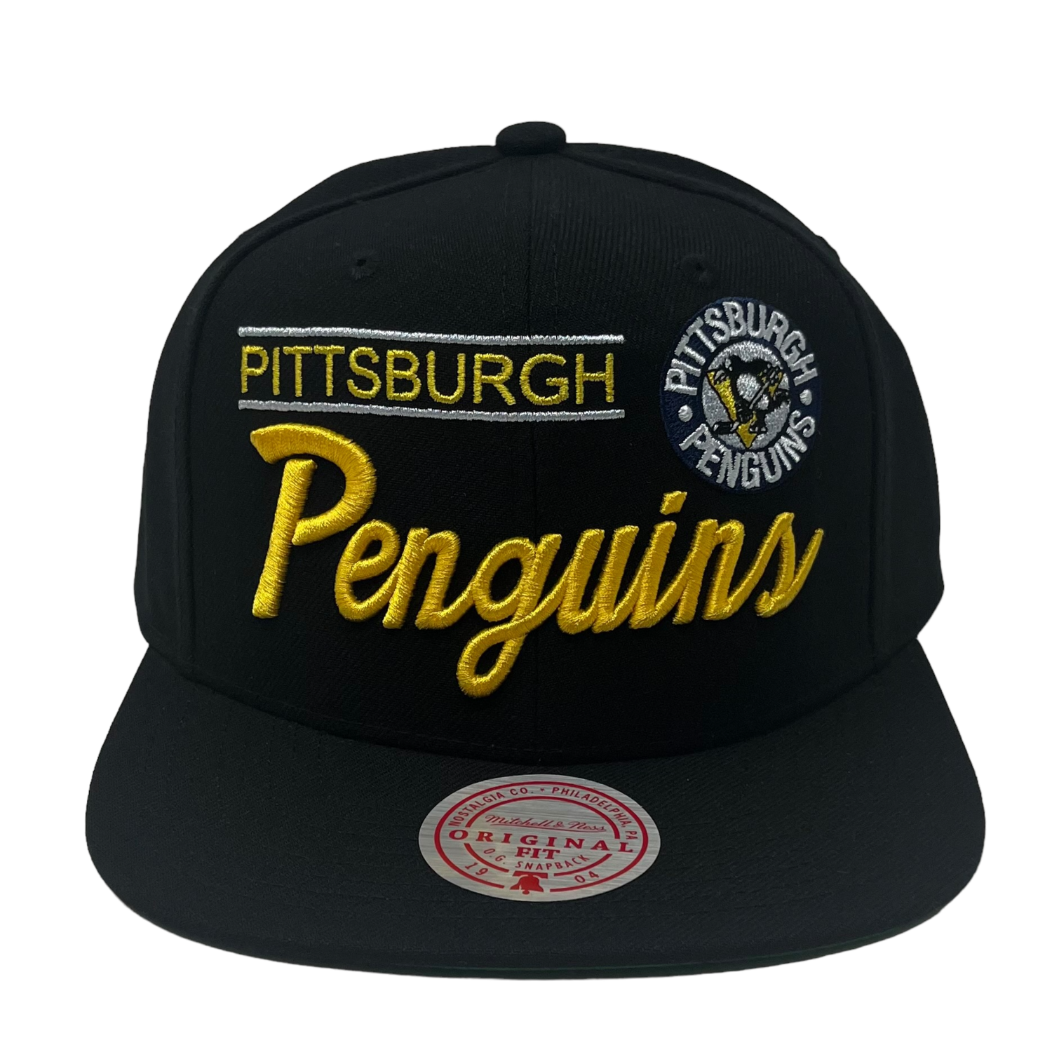 Pittsburgh Penguins Men’s NHL Retro Lock Up Mitchell & Ness Snapback Hat