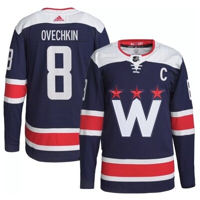 Washington Capitals Alex Ovechkin Navy Men's Adidas Authentic Player Jersey