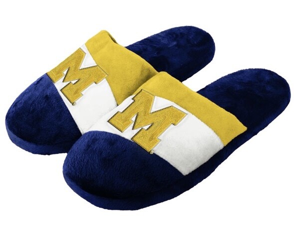 Michigan Wolverines Men's Forever Slippers