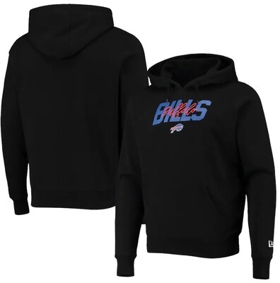 Buffalo Bills Men’s New Era Black NFL Draft Collection Pullover Hoodie