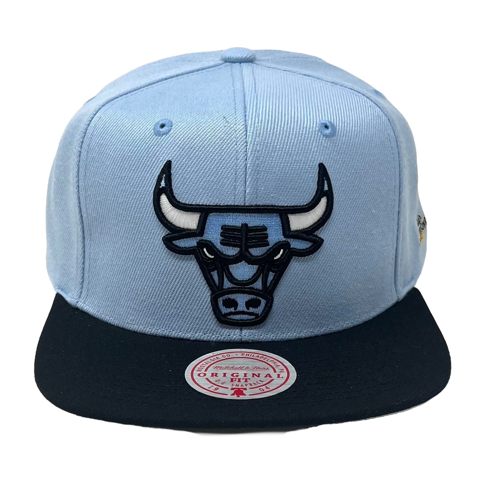 Chicago Bulls Mitchell & Ness 1991 NBA Finals Champions University Away  Two-Tone Snapback Hat - Light Blue/Black