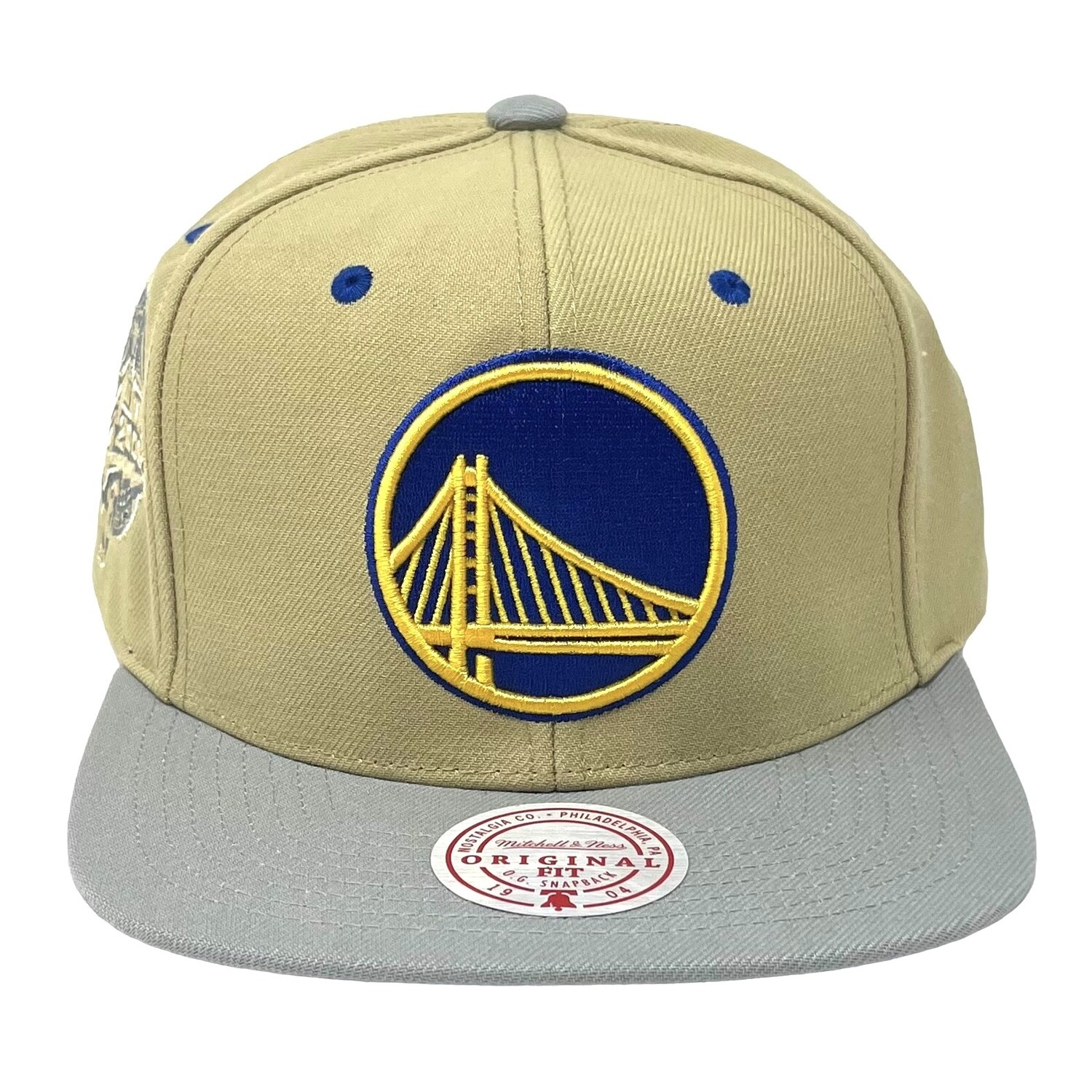 Golden State Warriors Men’s NBA Classic Canvas Mitchell & Ness Snapback Hat