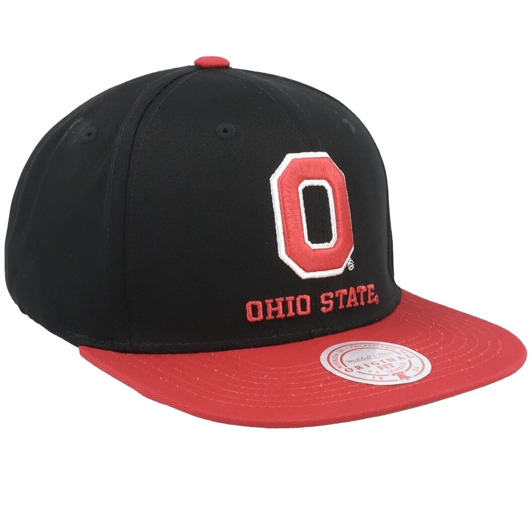Ohio State Buckeyes Men’s Back In Action Mitchell & Ness Snapback Hat