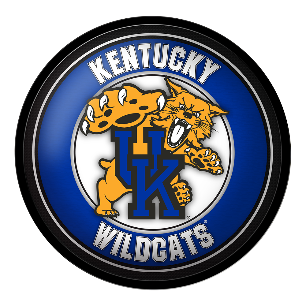 Kentucky Wildcats Mascot Modern Disc Wall Sign