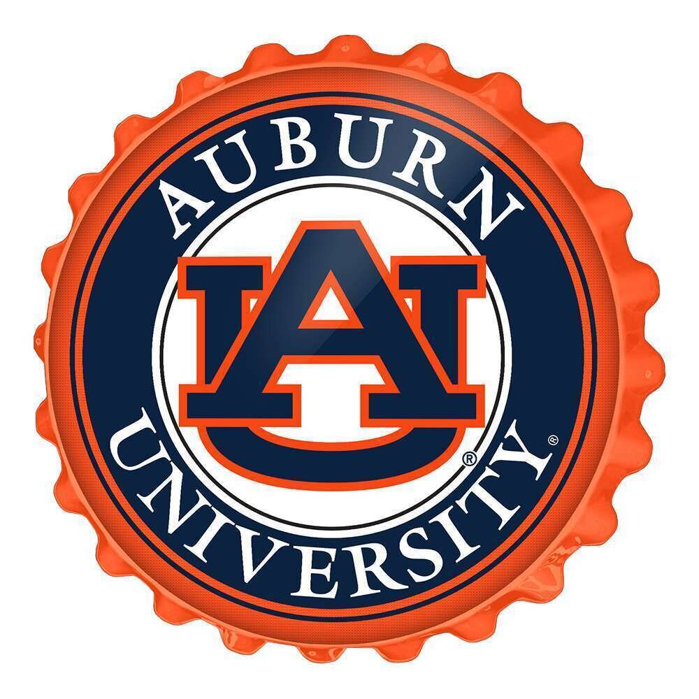Auburn Tigers Bottle Cap Wall Sign