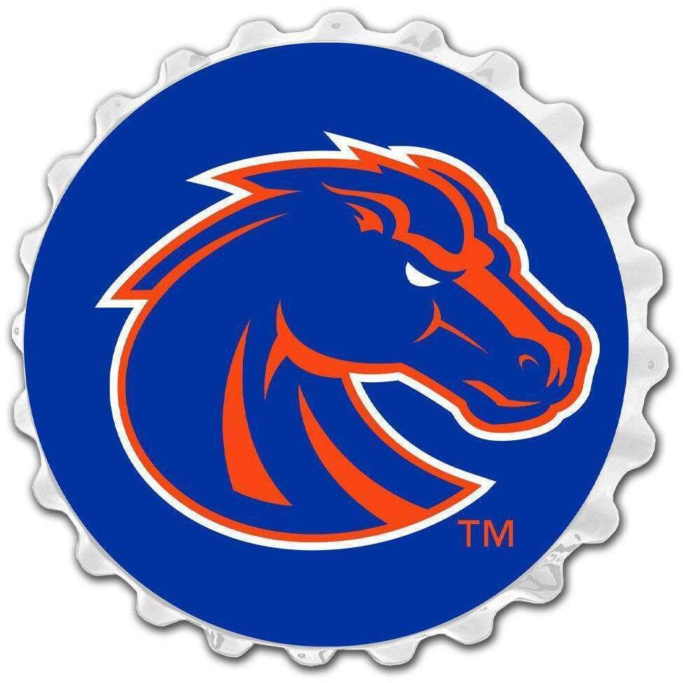 Boise State Broncos Bottle Cap Wall Sign