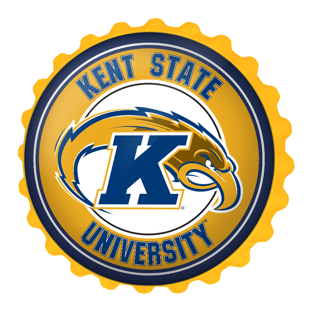 Kent State Golden Flashes Bottle Cap Wall Sign
