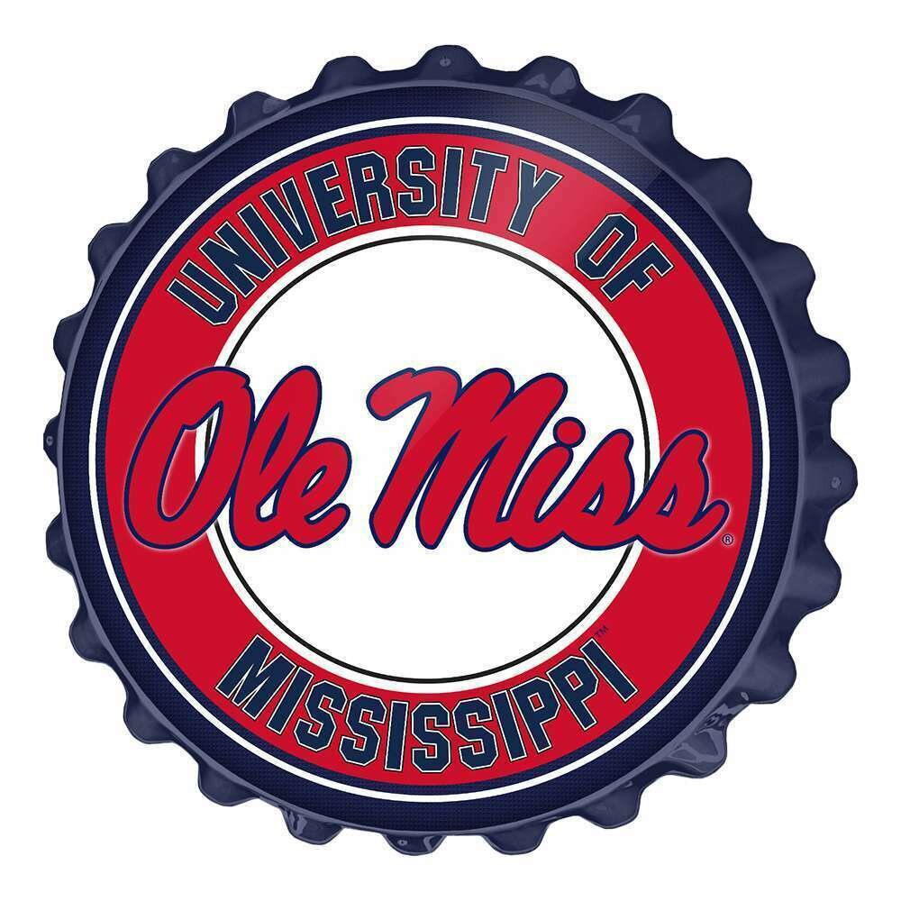 Ole Miss Rebels Bottle Cap Wall Sign
