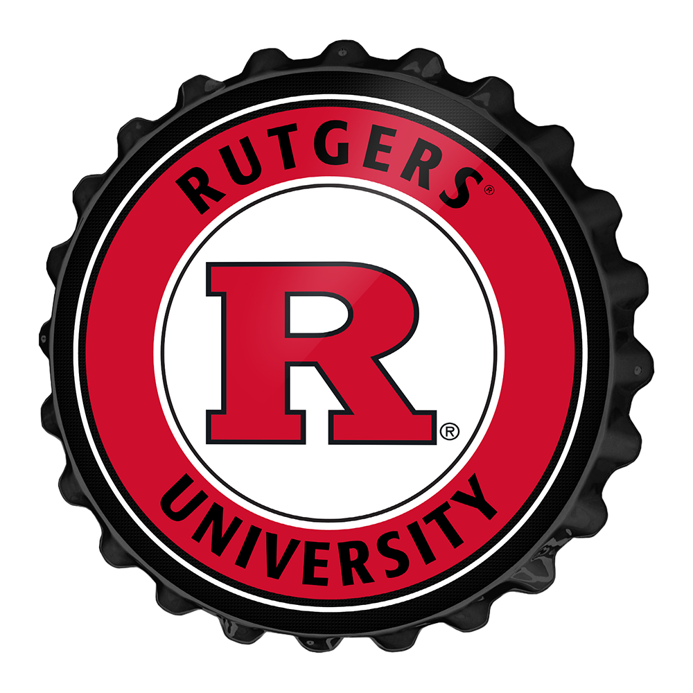 Rutgers Scarlet Knights Bottle Cap Wall Sign