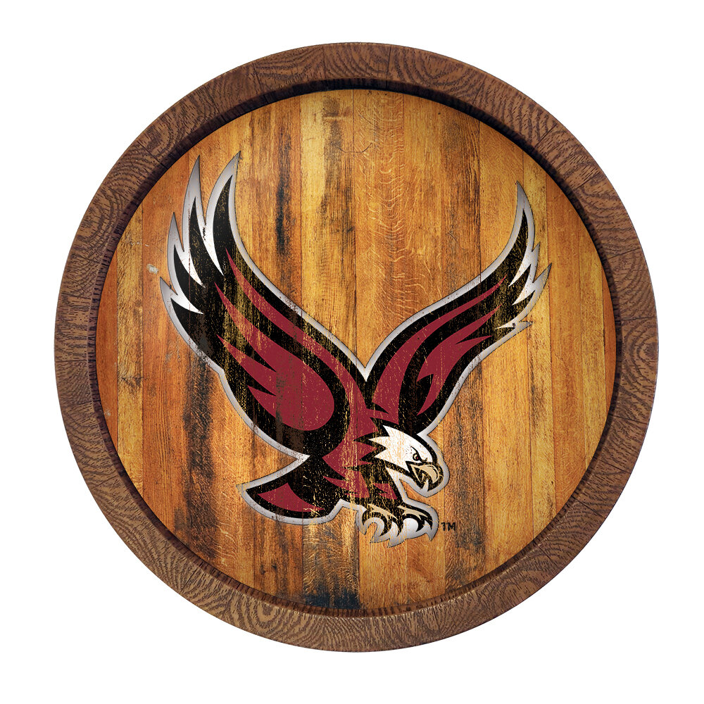 Boston College Eagles Eagle Weathered "Faux" Barrel Top Sign