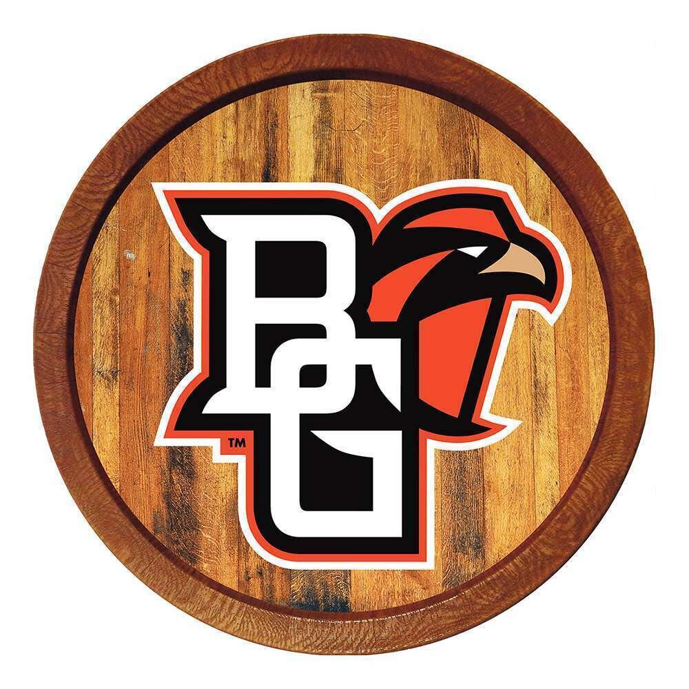 Bowling Green Falcons "Faux" Barrel Top Sign