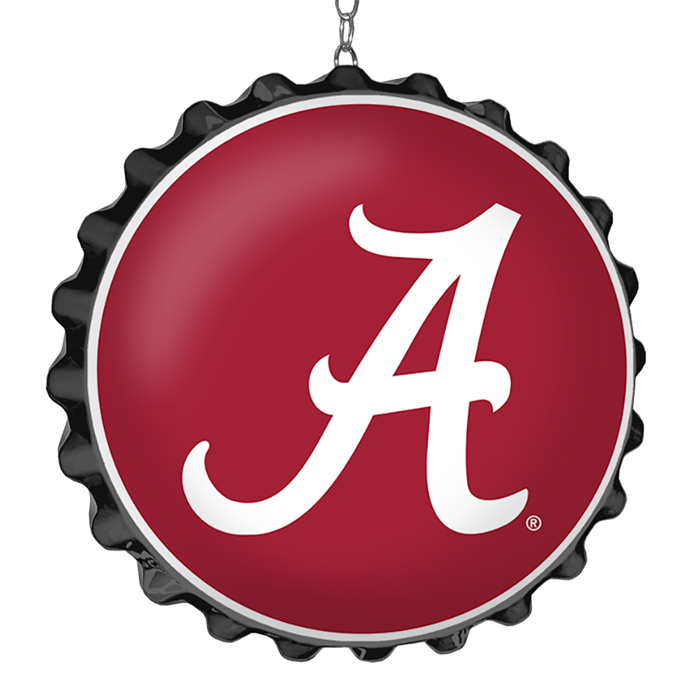 Alabama Crimson Tide A Bottle Cap Dangler