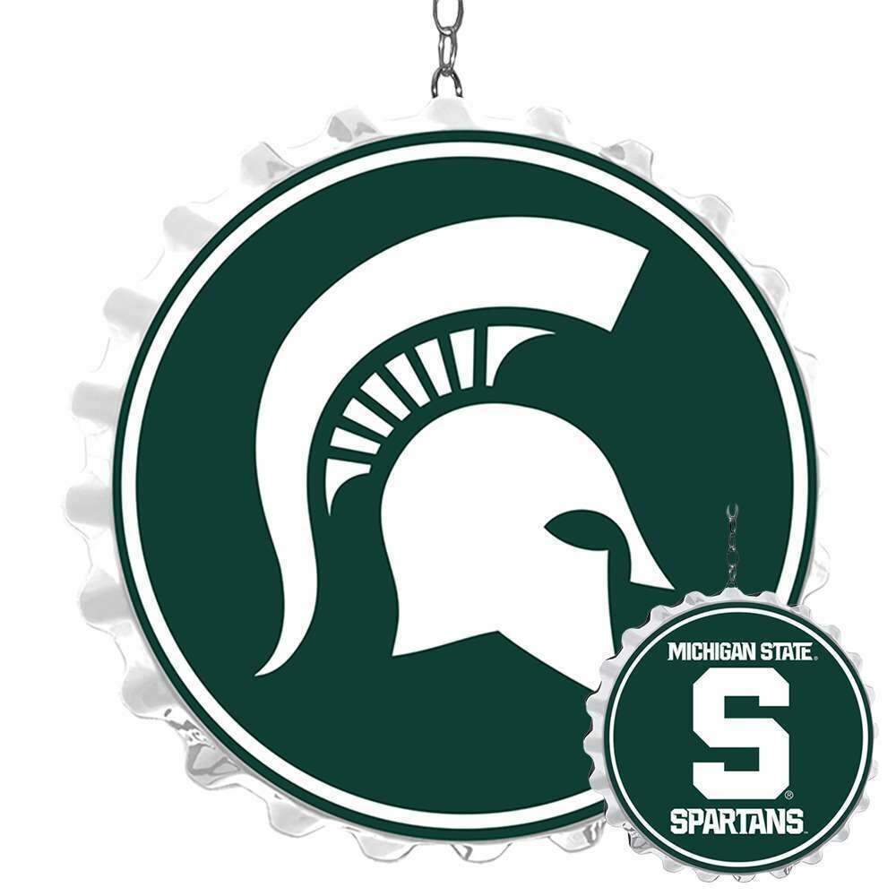 Michigan State Spartans Bottle Cap Dangler