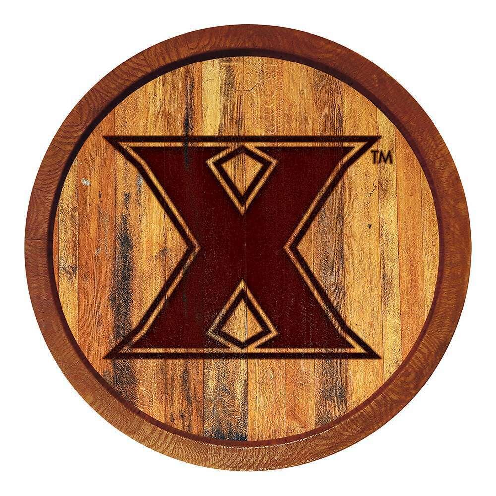 Xavier Musketeers Branded "Faux" Barrel Top Sign