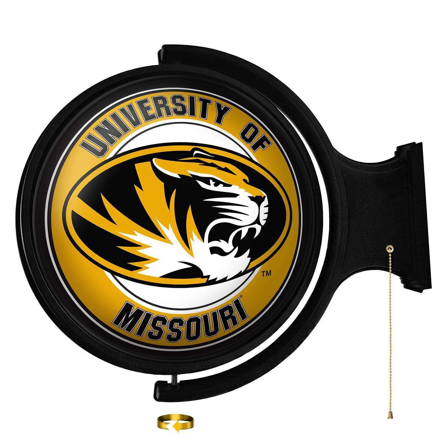 Missouri Tigers Original Round Rotating Lighted Wall Sign