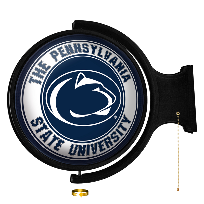 Penn State Nittany Lions Original Round Rotating Lighted Wall Sign