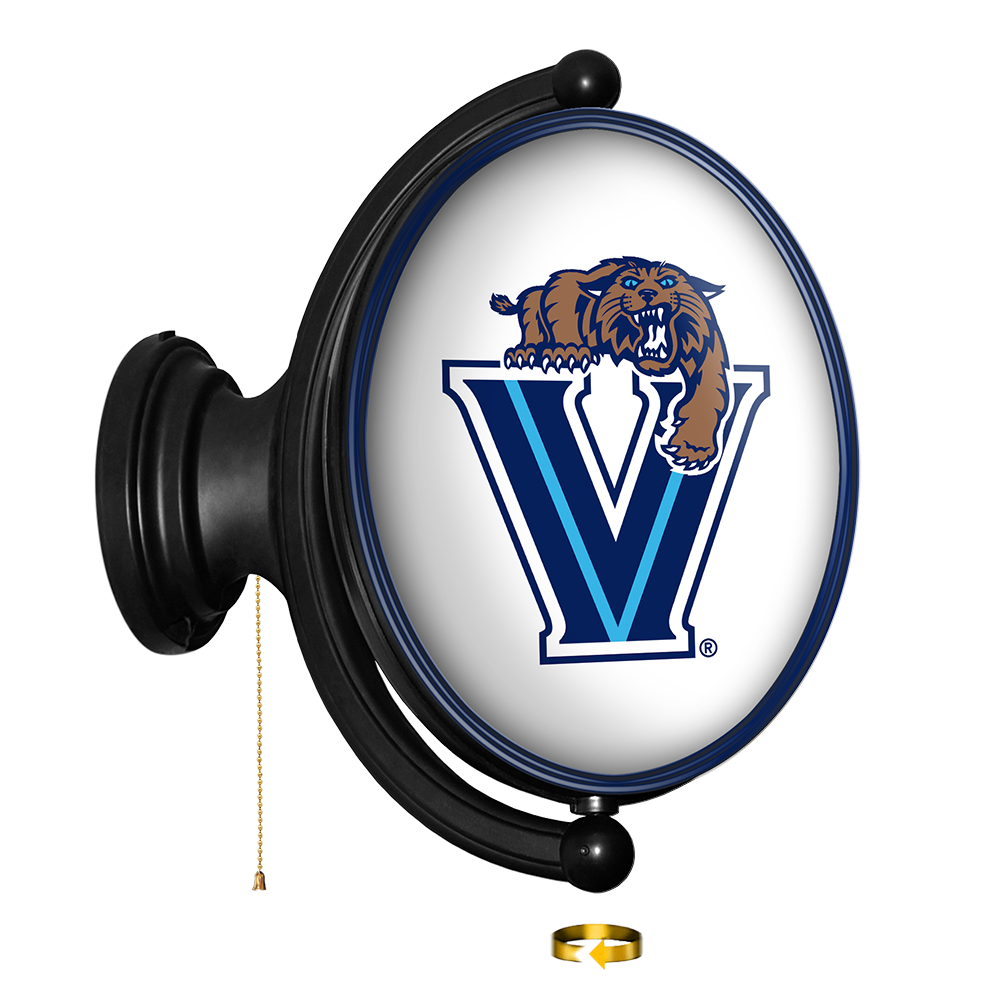 Villanova Wildcats Wildcat Original Oval Rotating Lighted Wall Sign