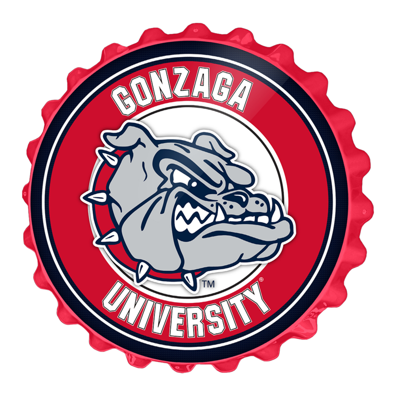 Gonzaga Bulldogs Bottle Cap Wall Sign