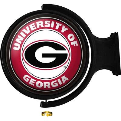 Georgia Bulldogs Original Round Lighted Rotating Wall Sign