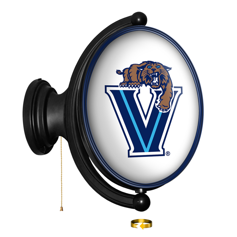 Villanova Wildcats Wildcat Original Oval Rotating Lighted Wall Sign