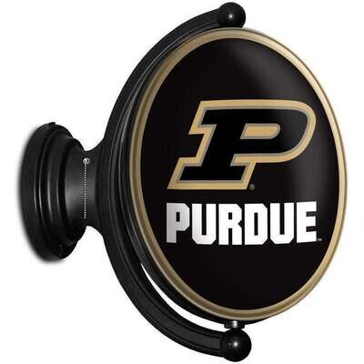 Purdue Boilermakers Original Oval Rotating Lighted Wall Sign