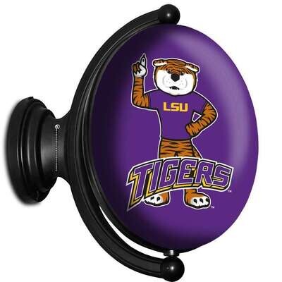LSU Tigers Mike the Tiger Original Oval Rotating Lighted Wall Sign