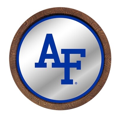 Air Force Falcons Mirrored Barrel Top Wall Sign