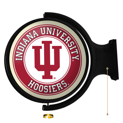 Indiana Hoosiers Original Round Rotating Lighted Wall Sign