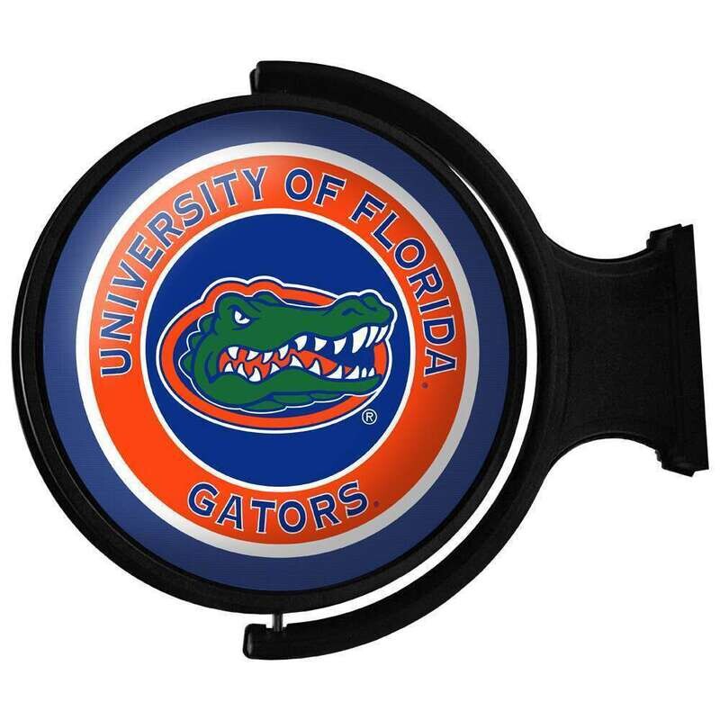 Florida Gators Original Round Rotating Lighted Wall Sign