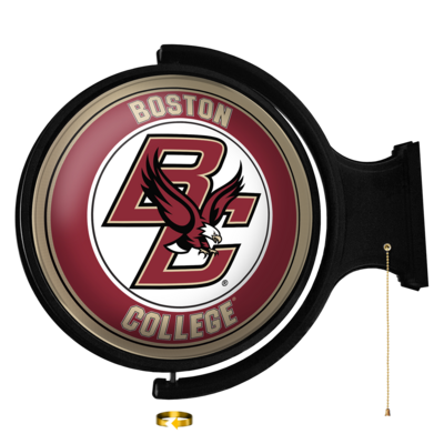 Boston College Eagles Original Round Rotating Lighted Wall Sign