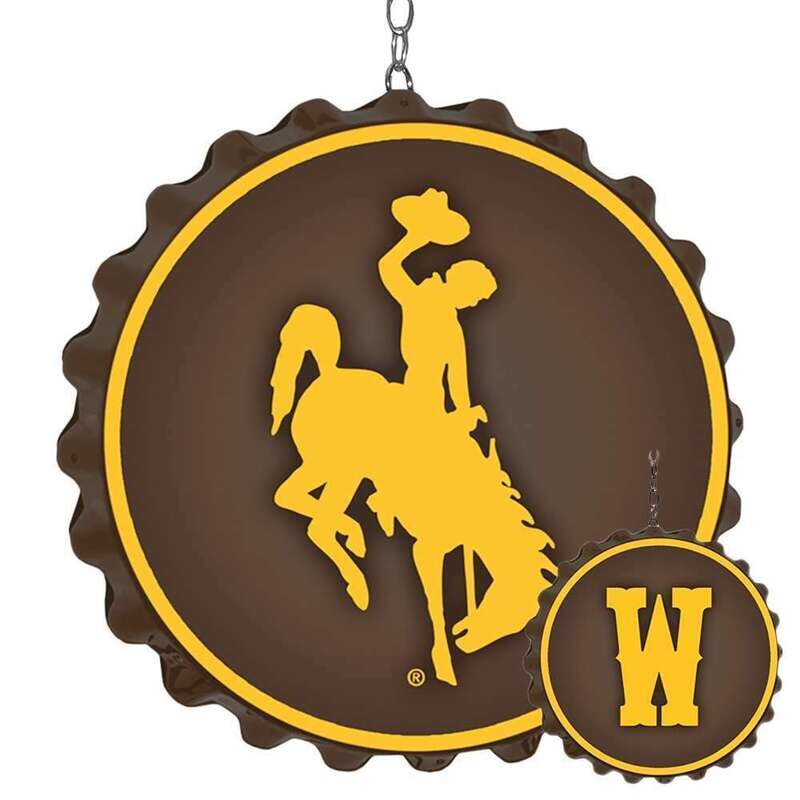 Wyoming Cowboys Bottle Cap Dangler