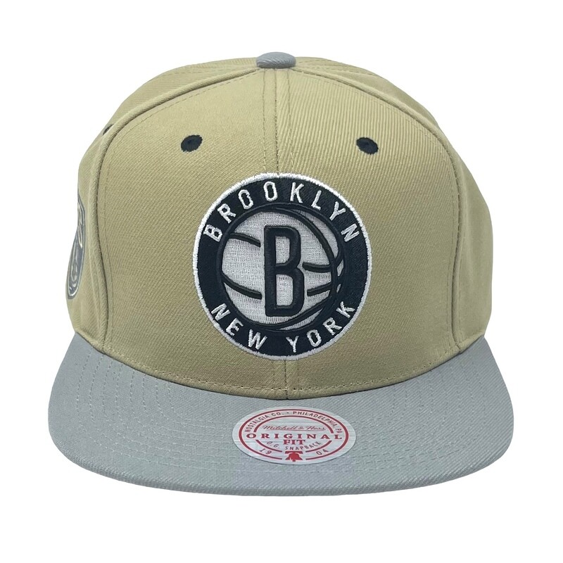 Brooklyn Nets Men’s NBA Classic Canvas Mitchell & Ness Snapback Hat Brooklyn Nets Men’s NBA Classic Canvas Mitchell & Ness Snapback Hat