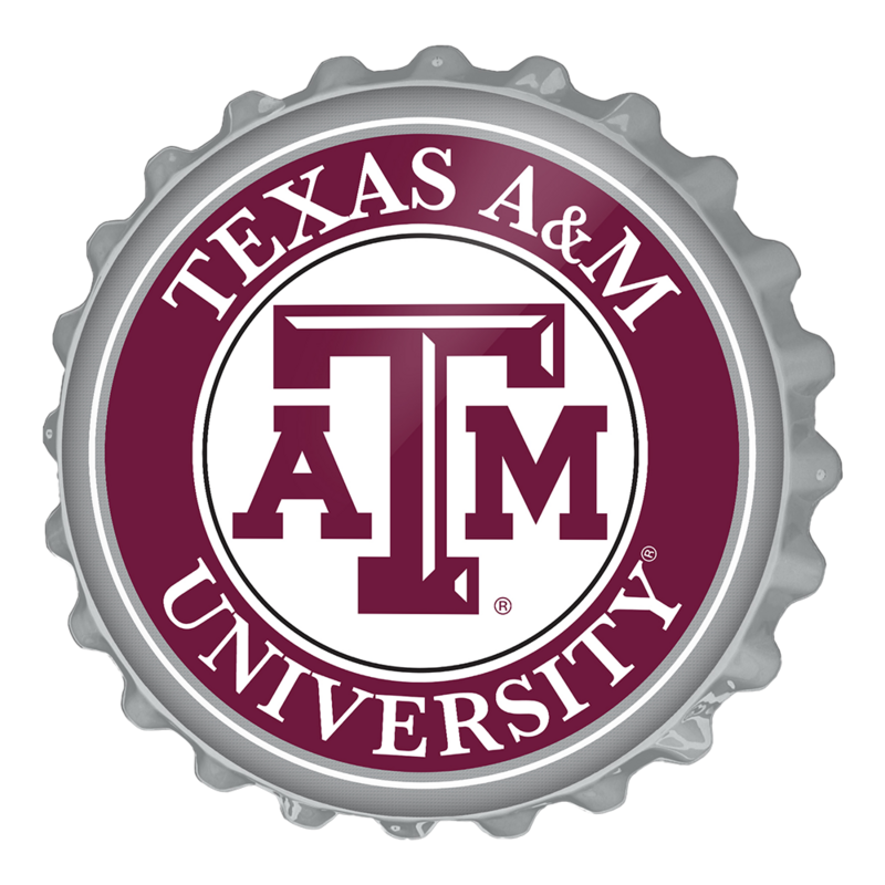 Texas A&M Aggies Bottle Cap Wall Sign