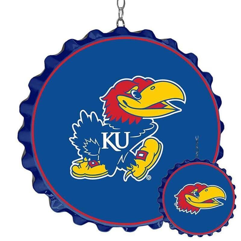 Kansas Jayhawks Bottle Cap Dangler